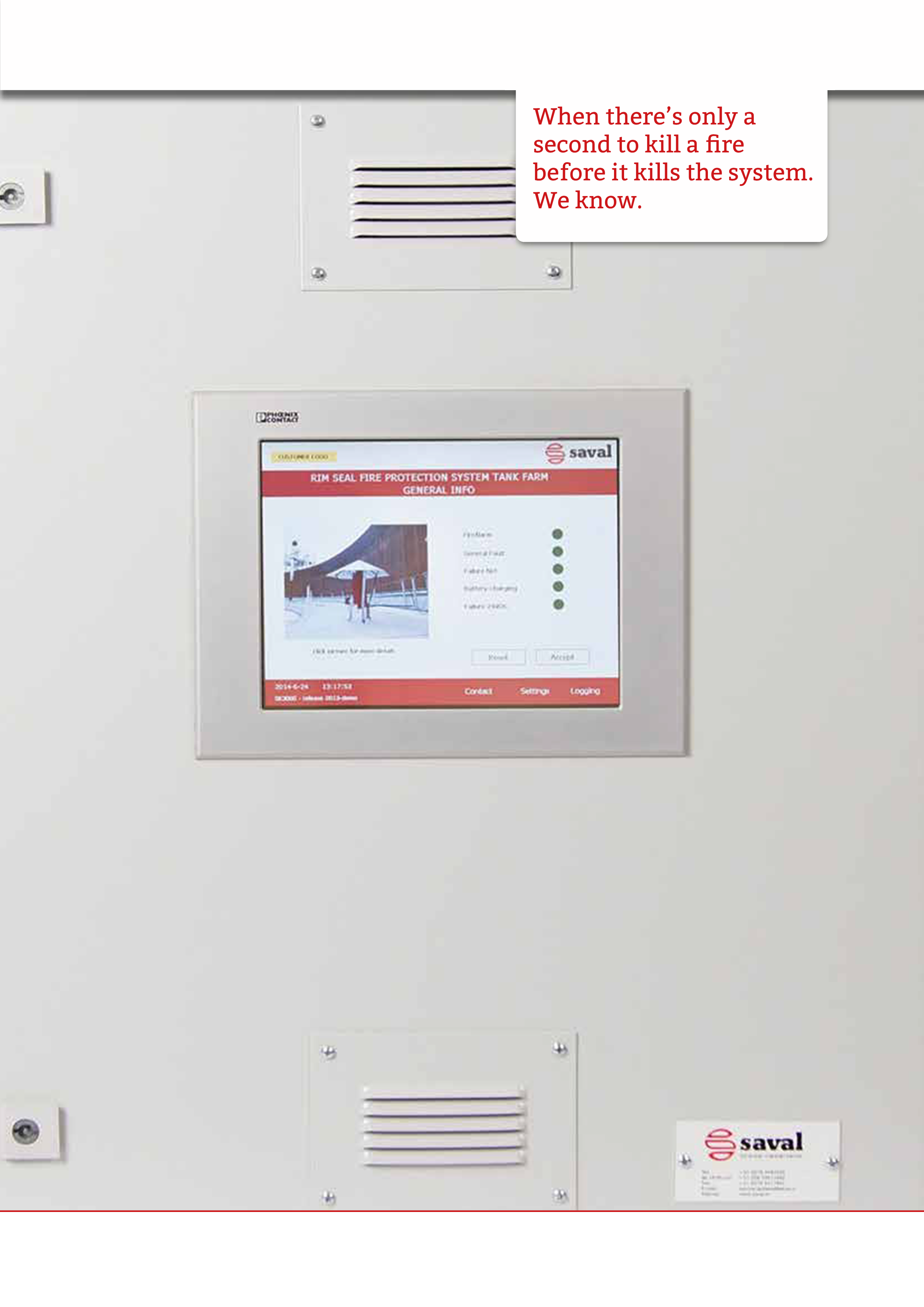 SAVAL CFI Rim Seal Fire Protection System - 2